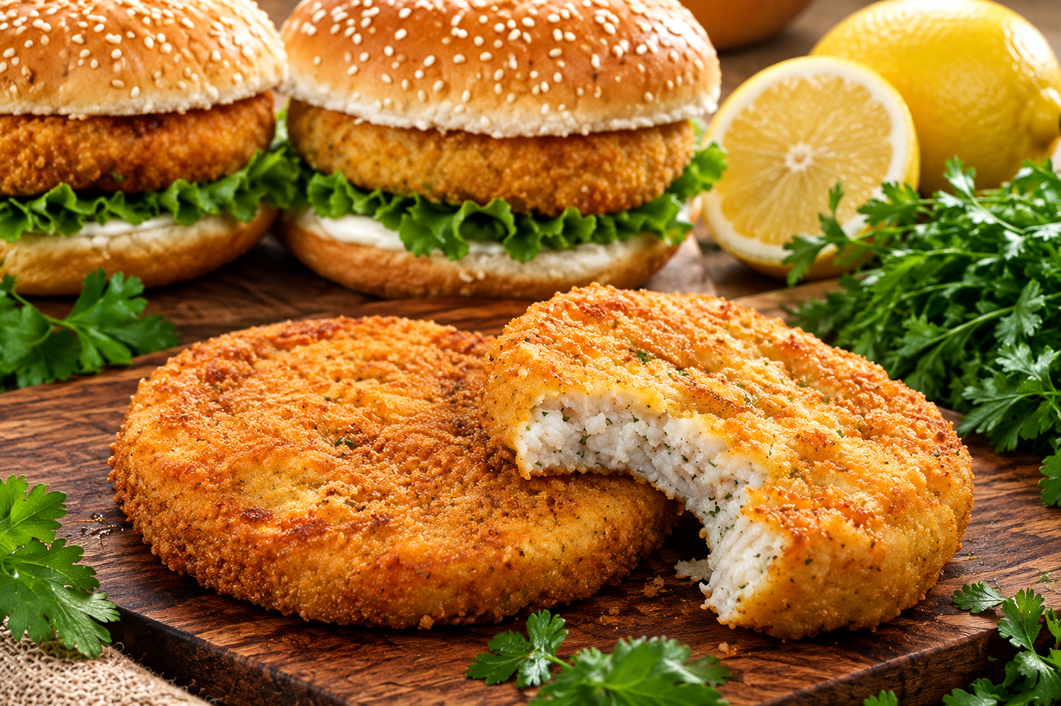 Hambúrguer de Peixe